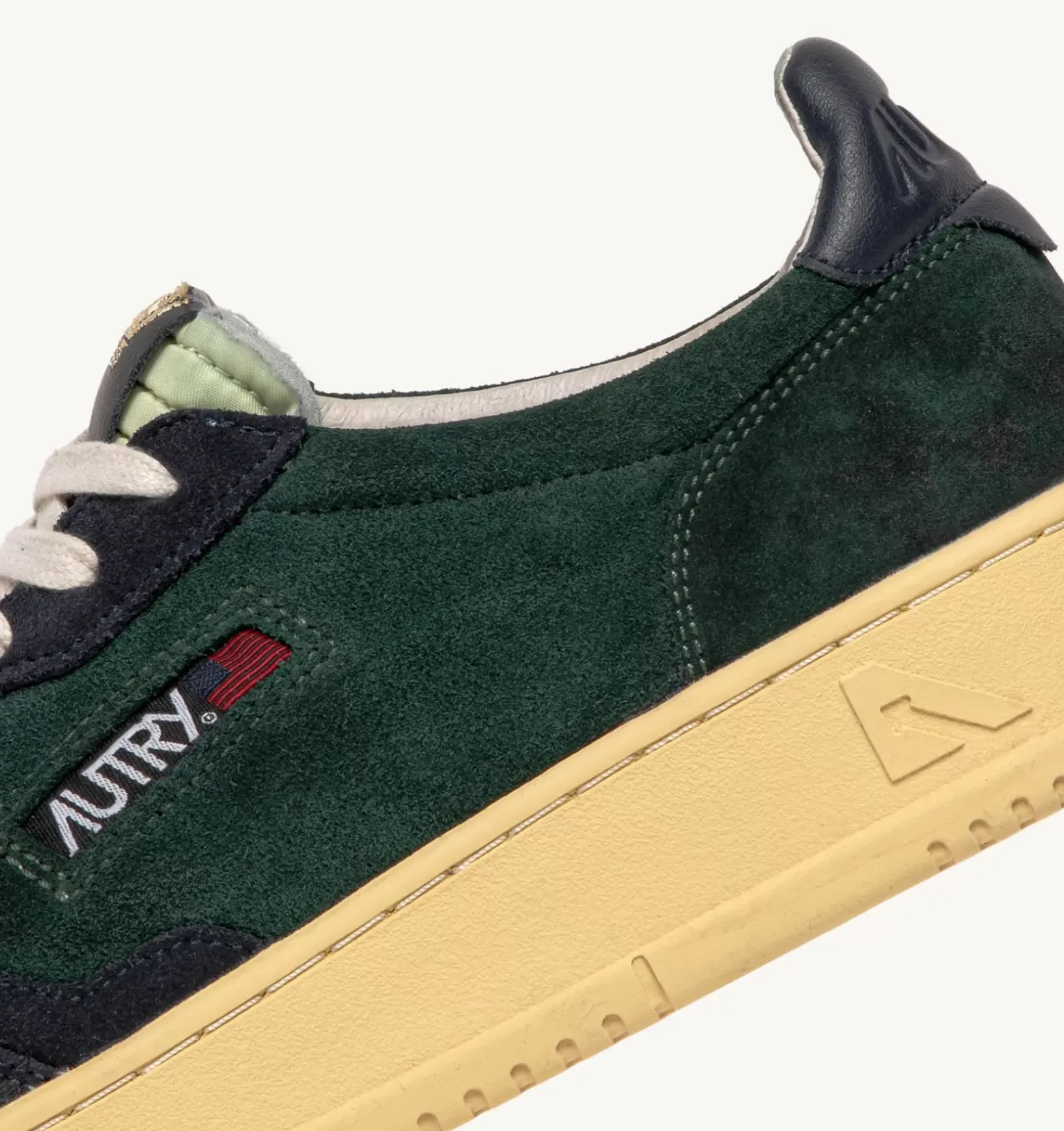 Sneakers Medalist Low In Suede Verde E Blu