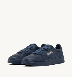 Sneakers Medalist Low In Pelle Di Capra Dark Denim