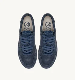 Sneakers Medalist Low In Pelle Di Capra Dark Denim
