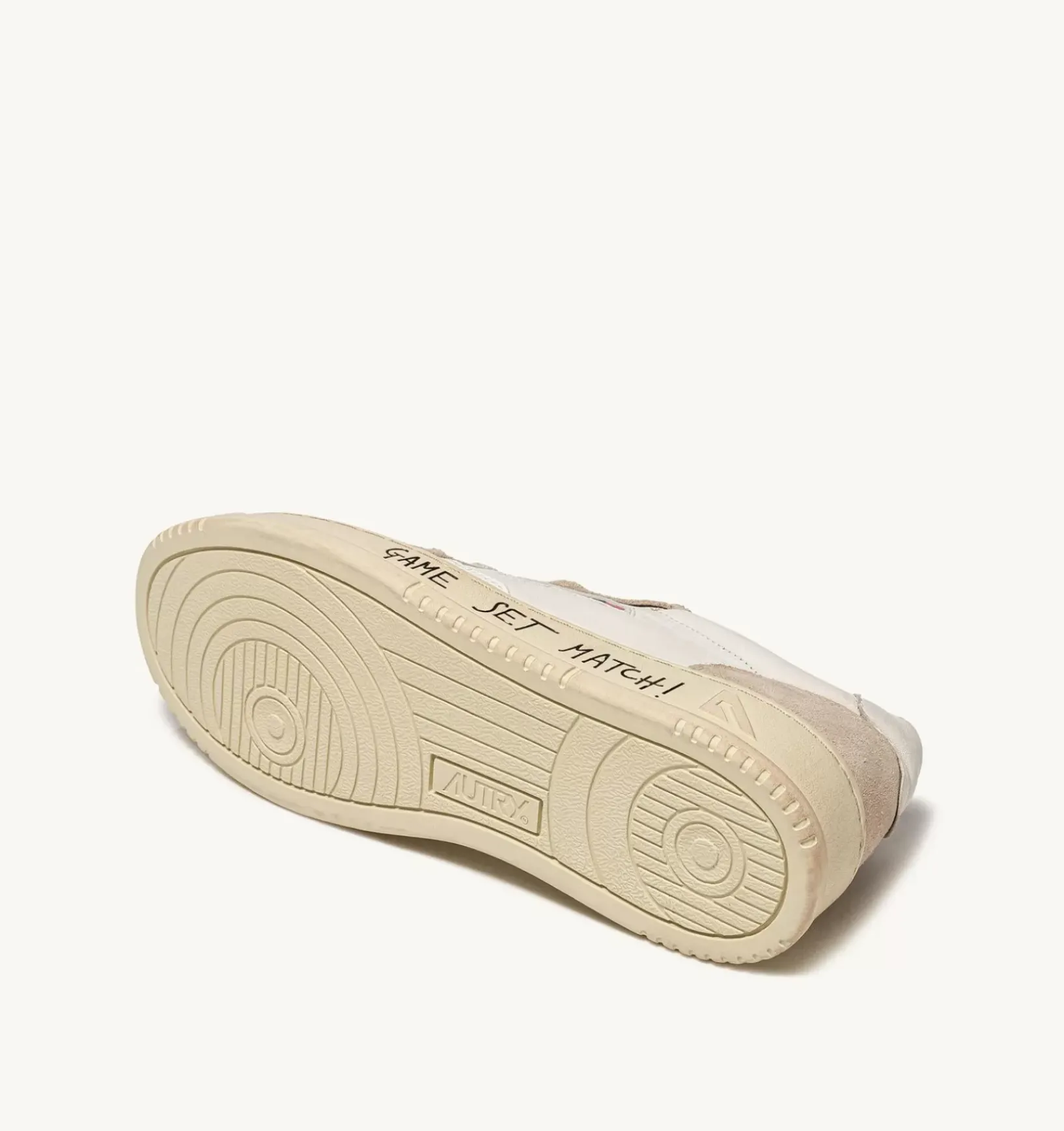 Sneakers Medalist Low In Pelle E Suede Bianco