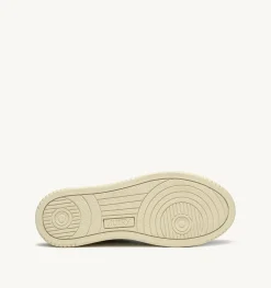 Sneakers Medalist Low In Pelle Bianca E Giallo