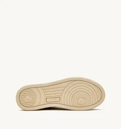 Sneakers Medalist Low In Pelle Bicolor Bianco E Silver