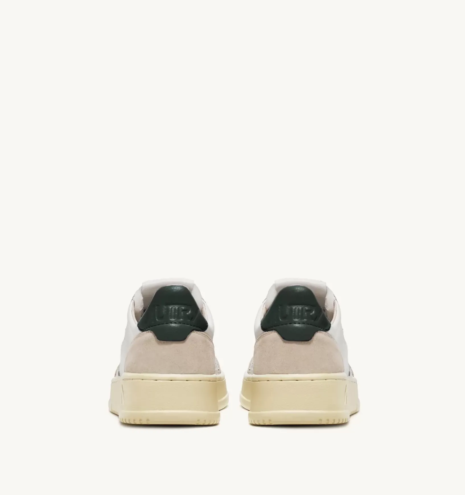 Sneakers Medalist Low In Suede E Pelle Bianca E Mount