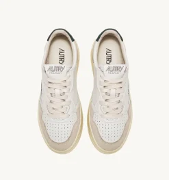 Sneakers Medalist Low In Suede E Pelle Bianca E Mount