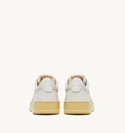 Sneakers Medalist Low In Pelle E Canvas Color Bianco