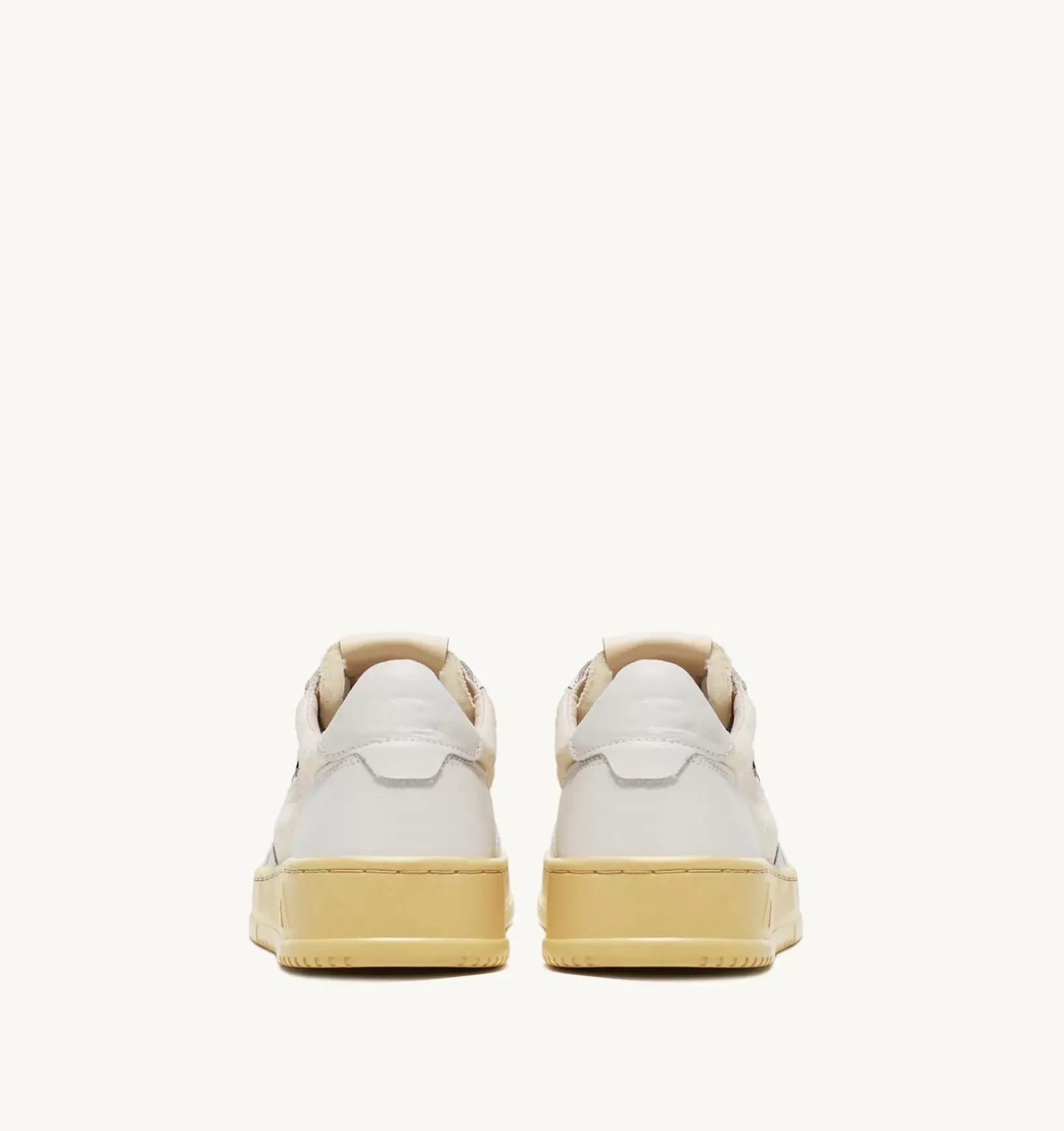 Sneakers Medalist Low In Pelle E Canvas Color Bianco
