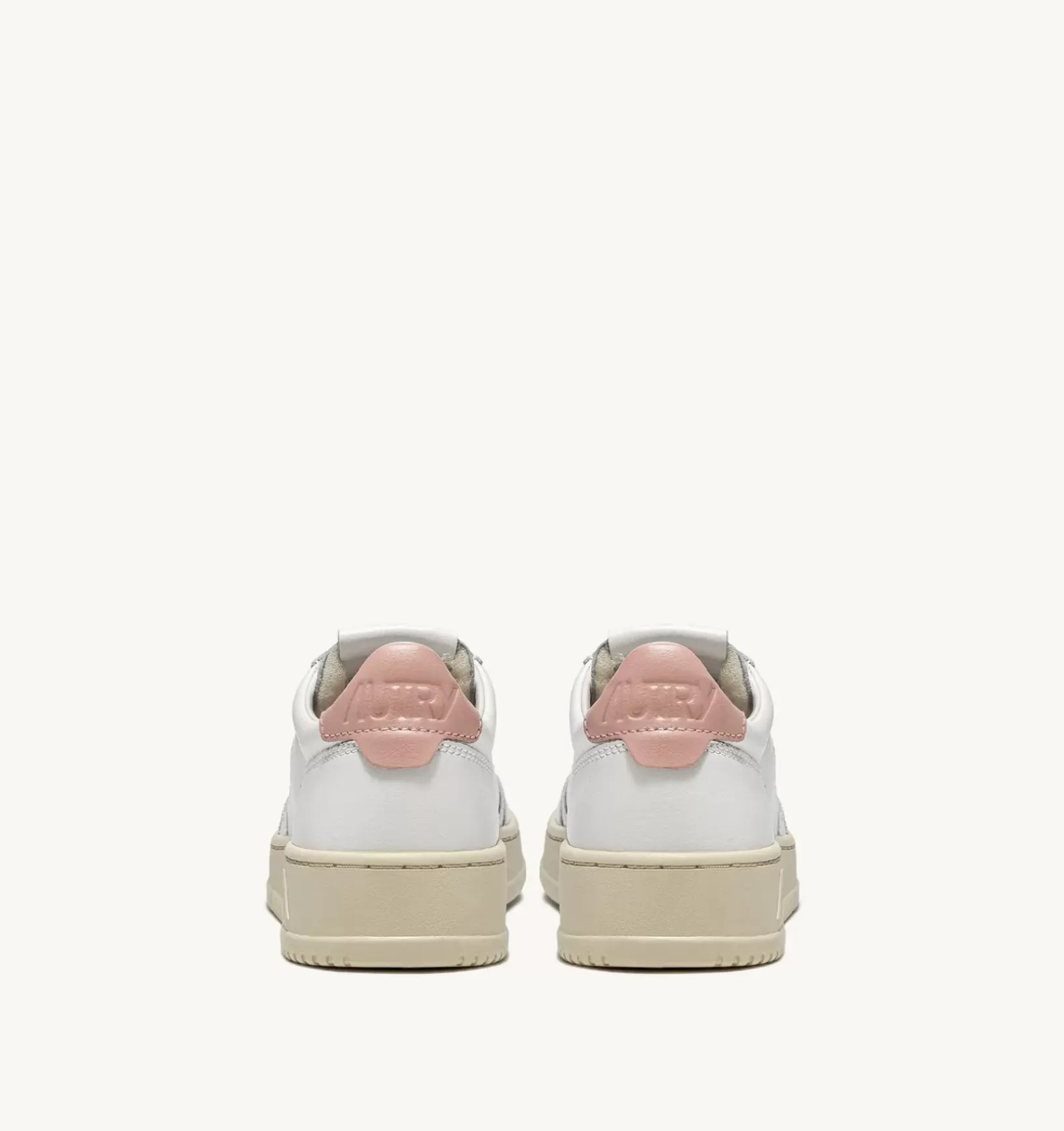 Sneakers Medalist Low In Pelle Bianca E Rosa