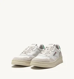 Sneakers Medalist Low In Suede E Pelle Bianca E Amazon