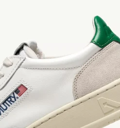 Sneakers Medalist Low In Suede E Pelle Bianca E Amazon