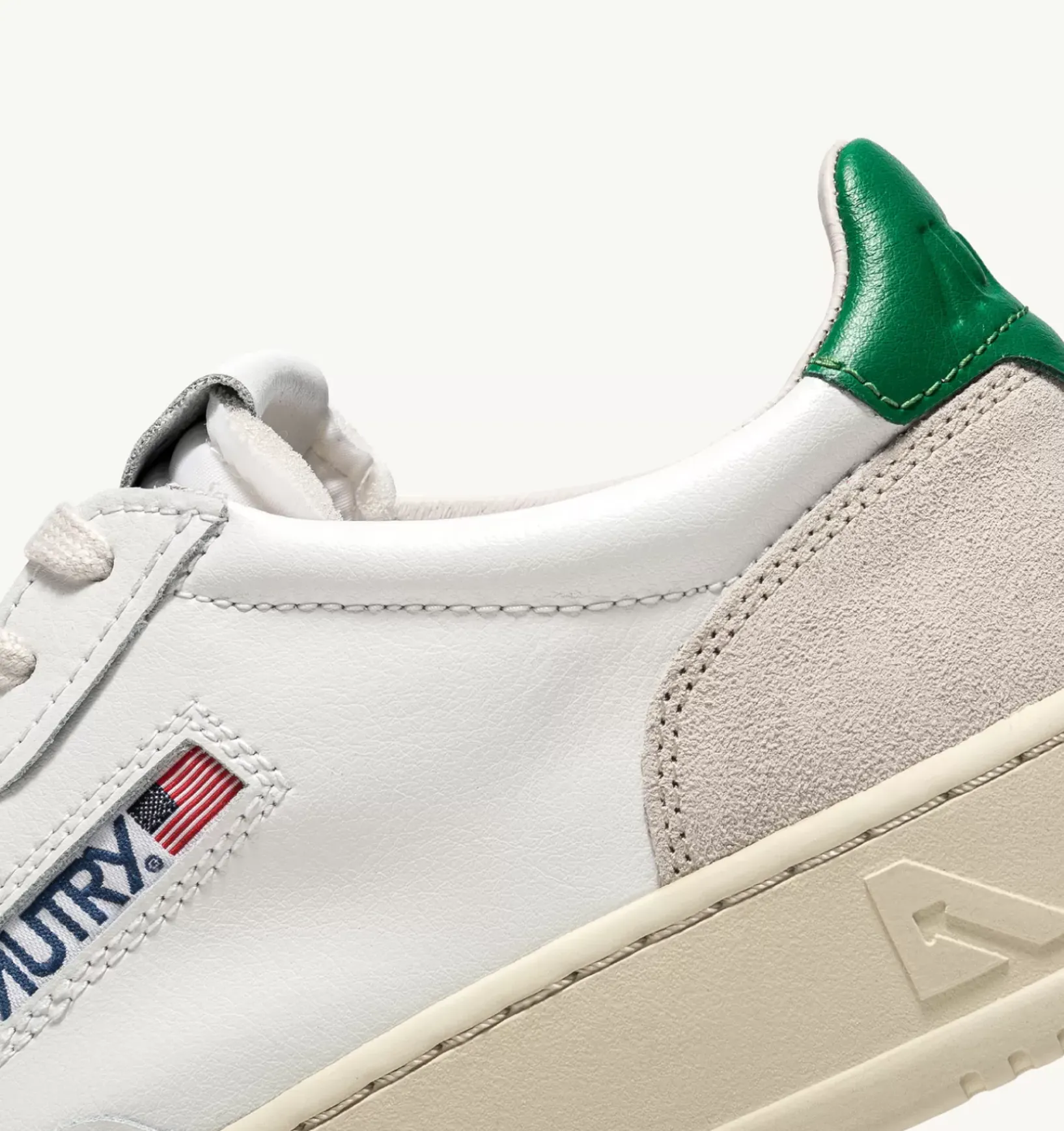 Sneakers Medalist Low In Suede E Pelle Bianca E Amazon