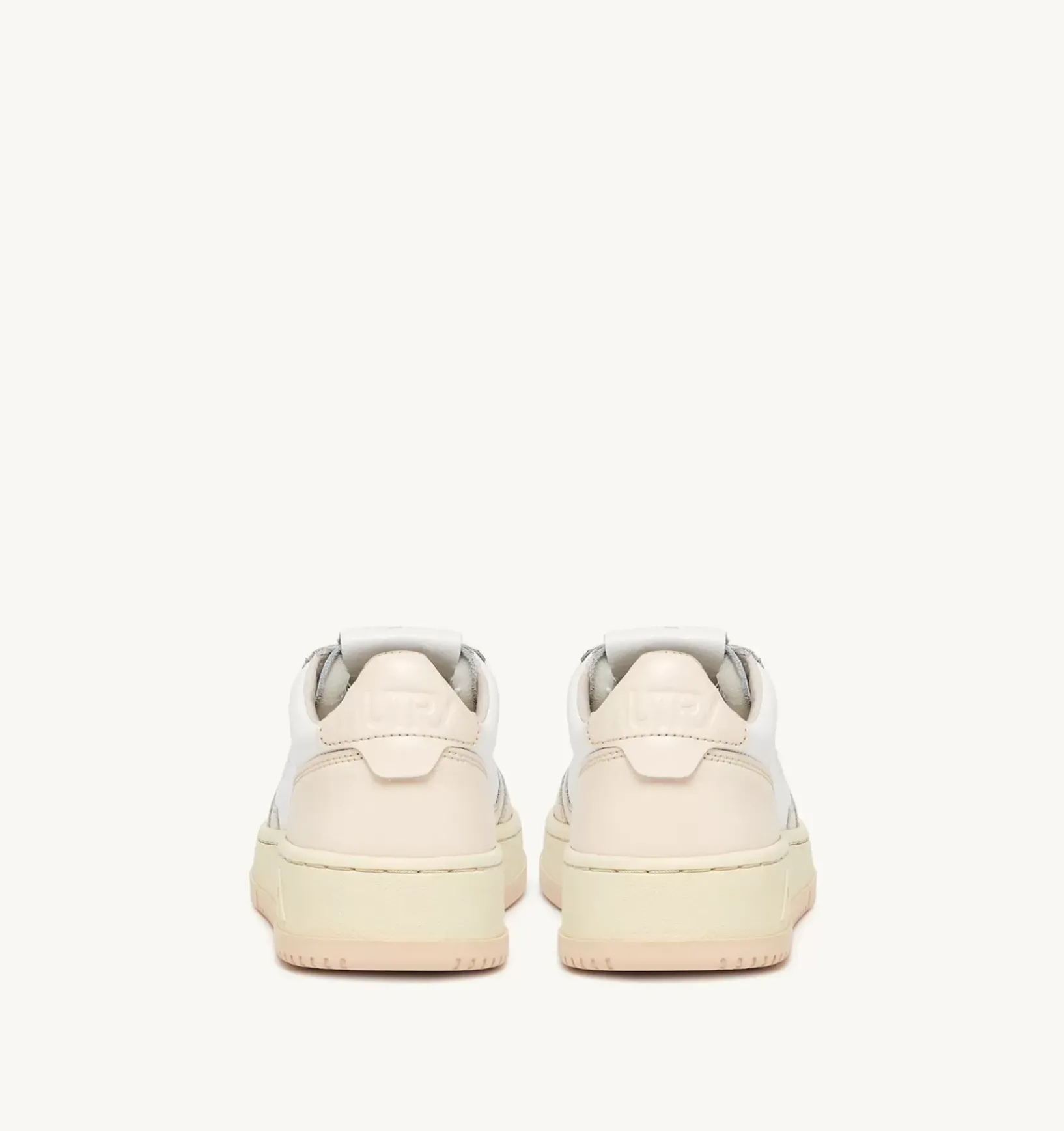 Sneakers Medalist Low In Pelle Bicolore Bianco E Rosa