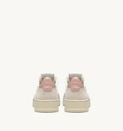 Sneakers Medalist Low In Suede E Pelle Bianca E Powder