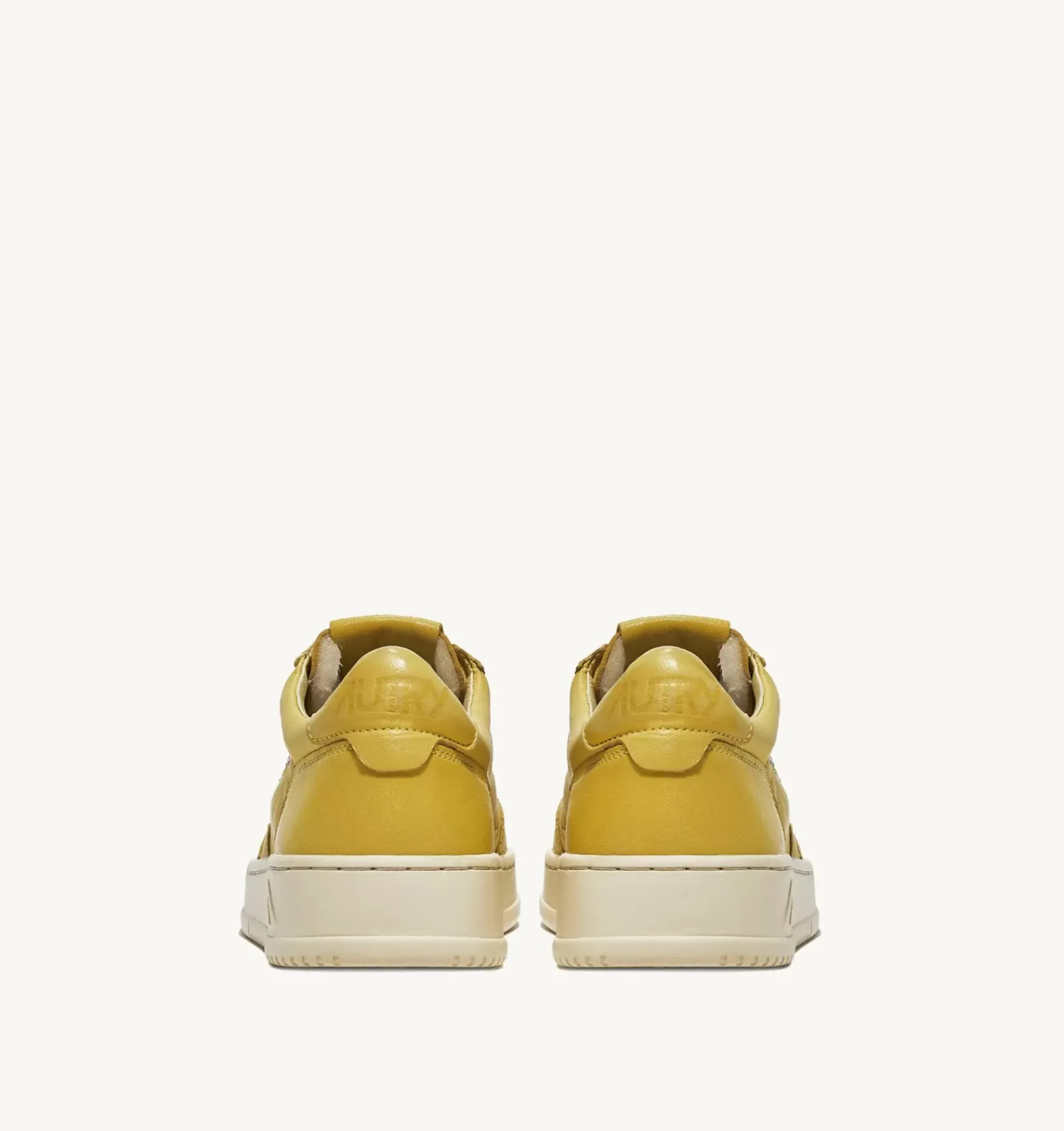 Sneakers Medalist Low In Morbida Pelle Yellow Iris Di Capra
