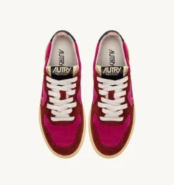 Sneakers Medalist Low In Suede Fucsia E Bordeaux