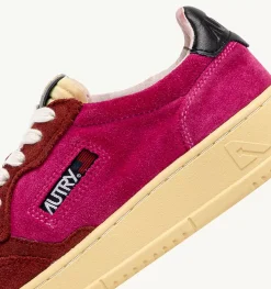 Sneakers Medalist Low In Suede Fucsia E Bordeaux