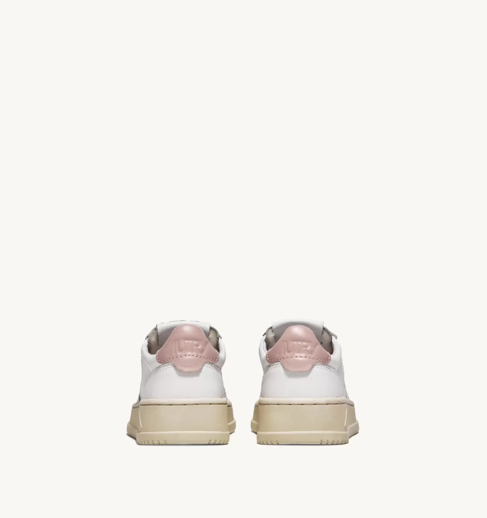 Sneakers Medalist Low In Pelle Bianca Powder Per Bambini