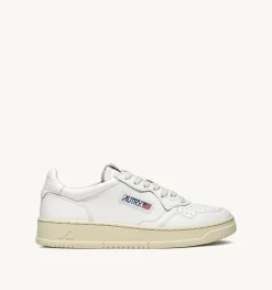 Sneakers Medalist Low In Pelle Bianca