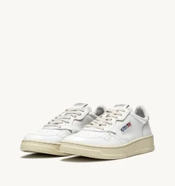 Sneakers Medalist Low In Pelle Bianca