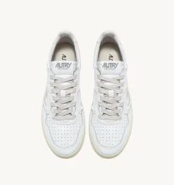 Sneakers Medalist Low In Pelle Bianca