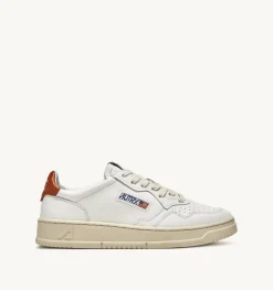 Sneakers Medalist Low In Pelle Bianca E Rust