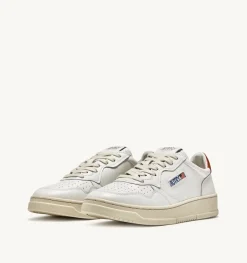 Sneakers Medalist Low In Pelle Bianca E Rust