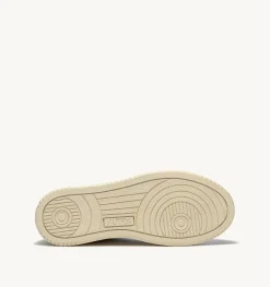 Sneakers Medalist Low In Pelle Bianca E Oro