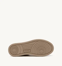 Sneakers Medalist Low In Suede Bianco E Suede Effetto Hair Mud