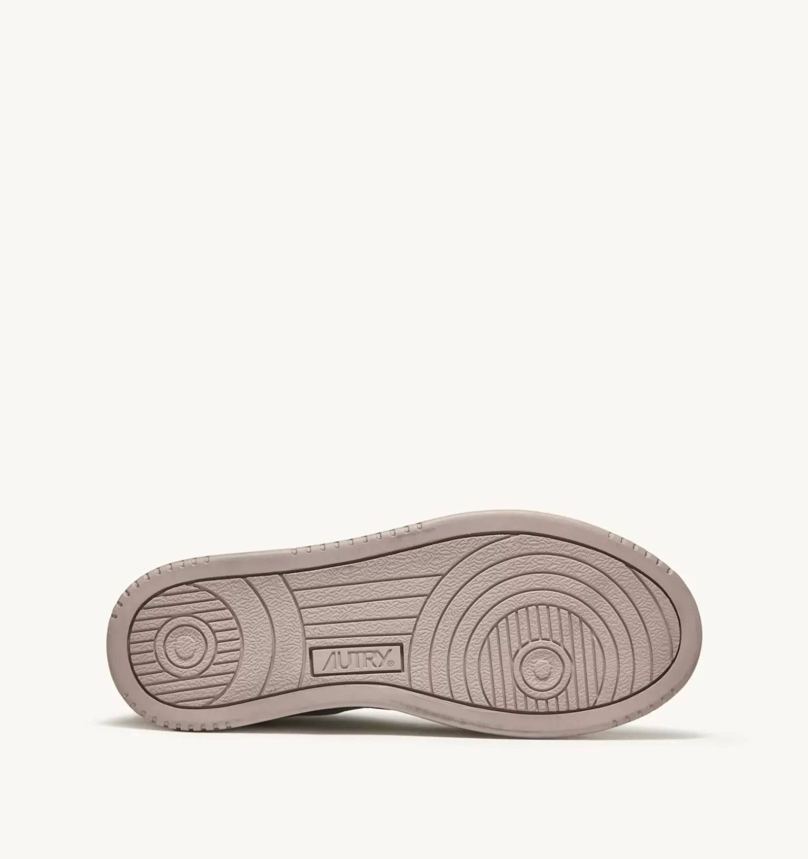 Sneakers Medalist Low In Pelle Bicolore Bianco E Mushroom