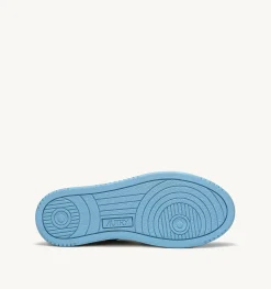 Sneakers Medalist Low In Pelle Bicolore Bianco E Sea