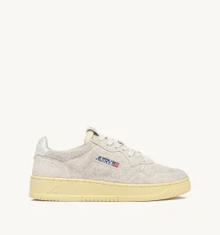 Sneakers Medalist Low In Suede Effetto Hair Sand