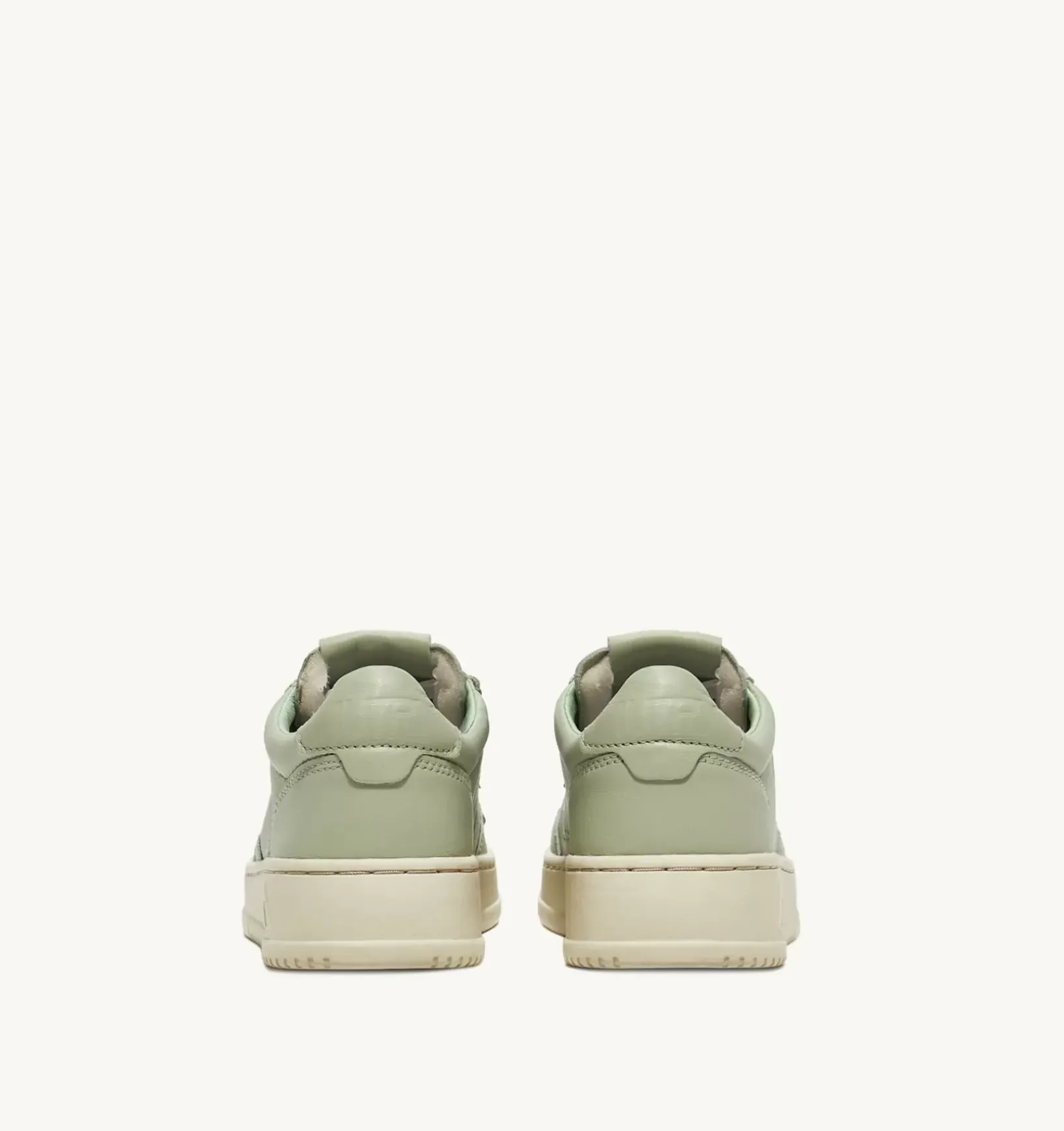 Sneakers Medalist Low In Morbida Pelle Cel Green Di Capra