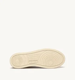 Sneakers Medalist Low In Pelle E Suede Bianco E Blu