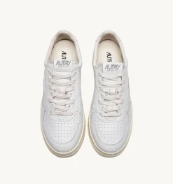 Sneakers Medalist Low In Pelle Bianca E Draw Action Print