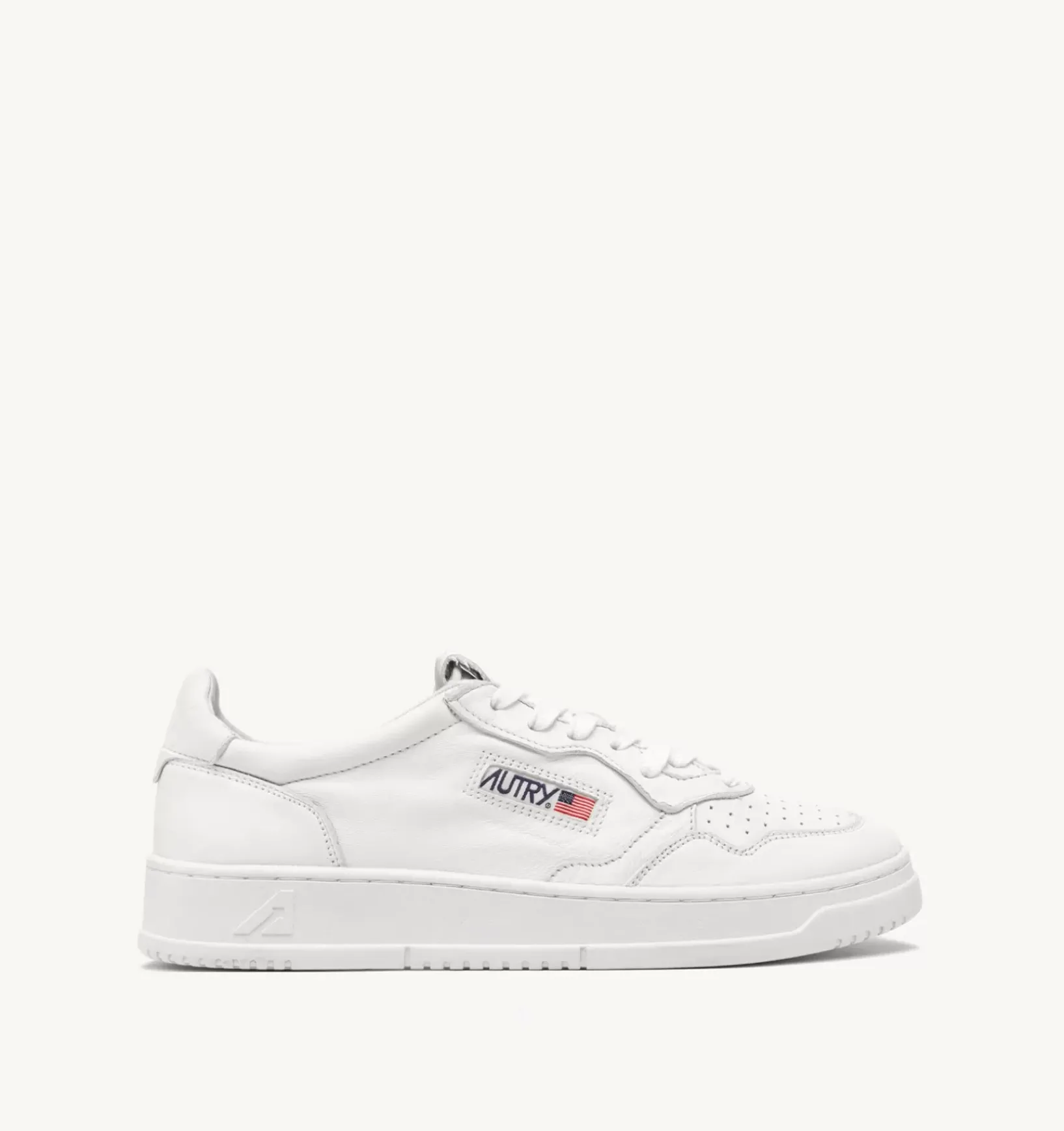 Sneakers Medalist Low In Pelle Di Capra Bianco Ottico