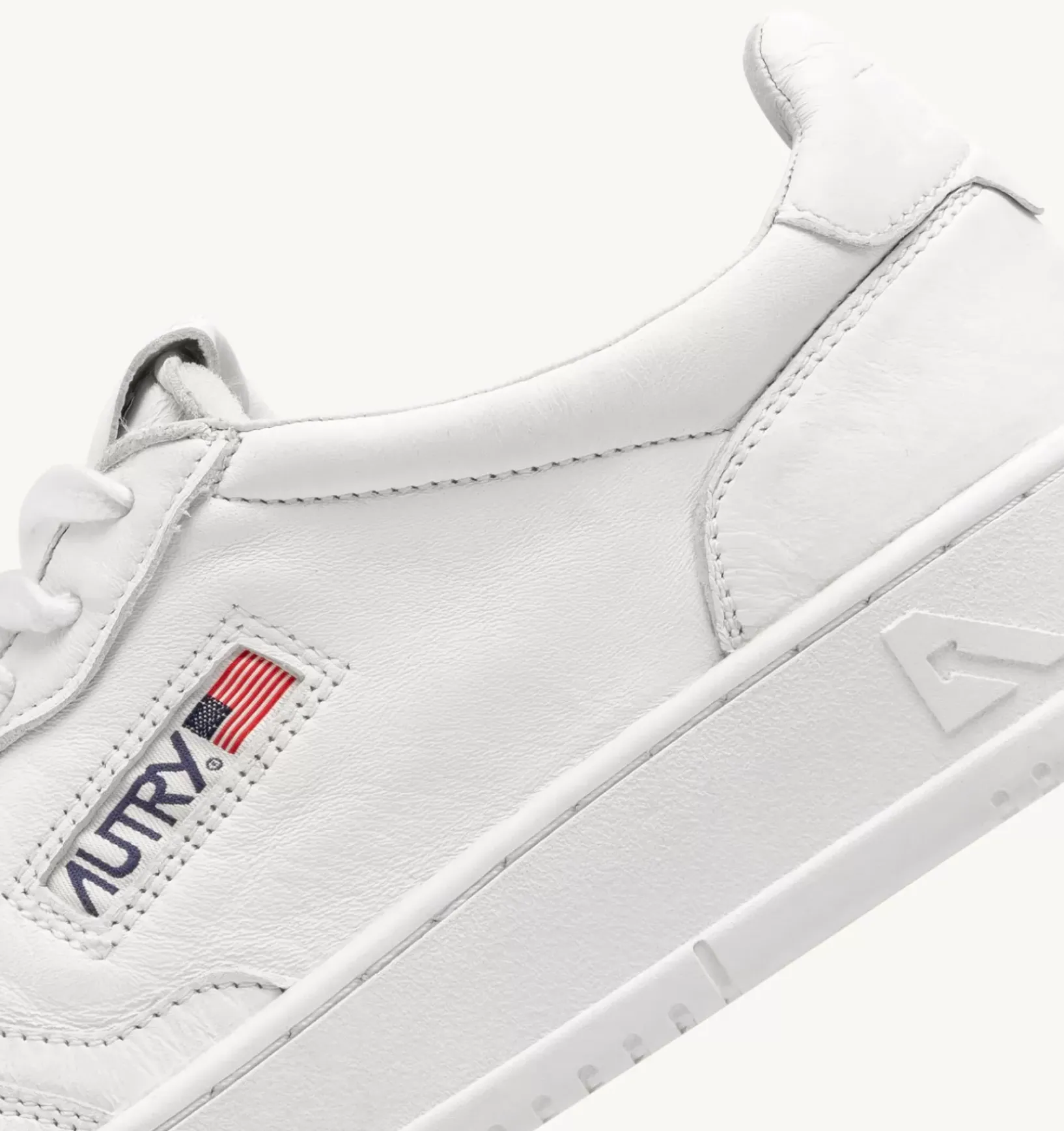 Sneakers Medalist Low In Pelle Di Capra Bianco Ottico