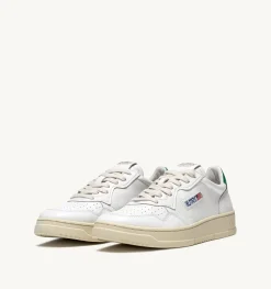 Sneakers Medalist Low In Pelle Bianca E Verde
