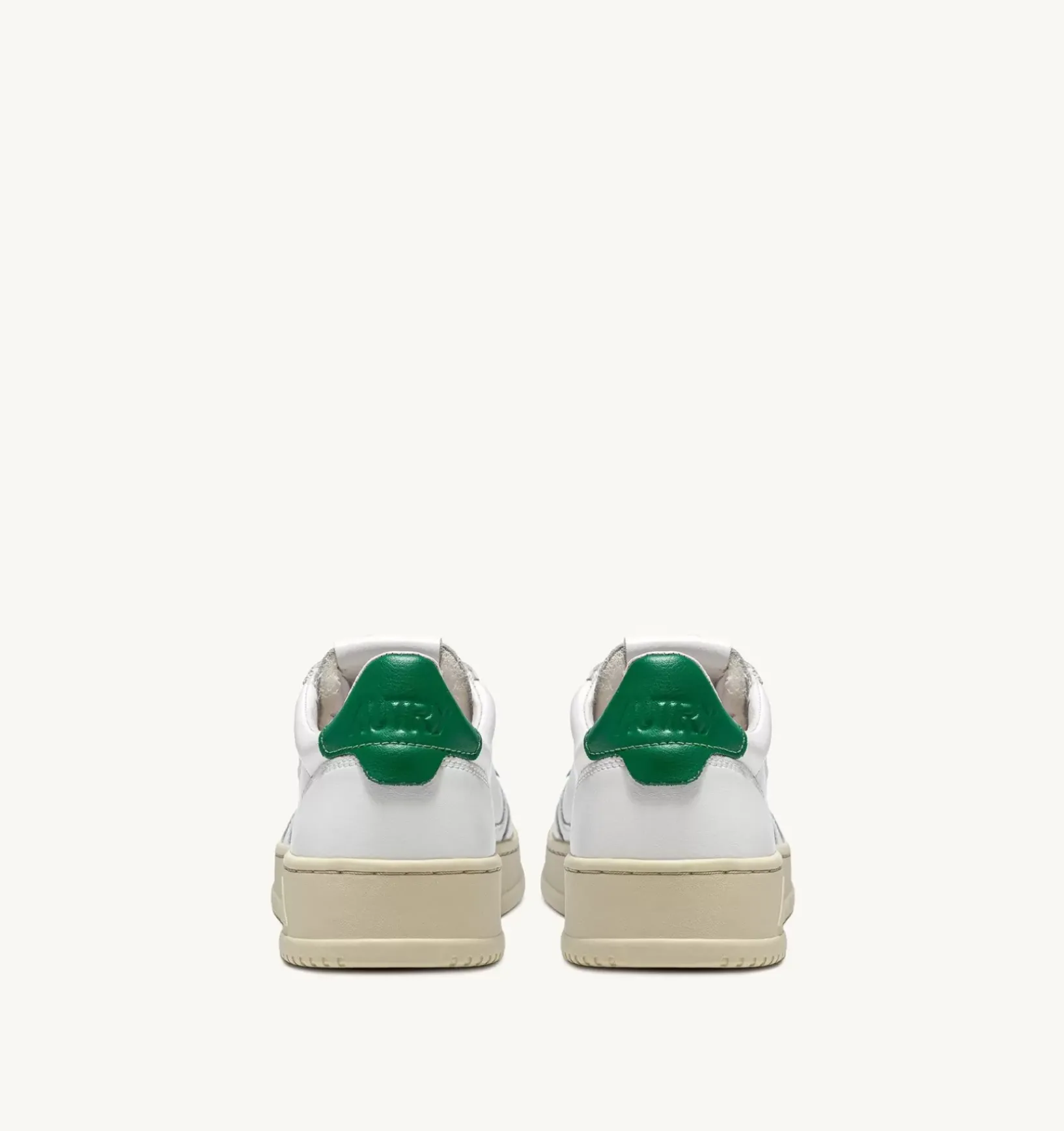 Sneakers Medalist Low In Pelle Bianca E Verde