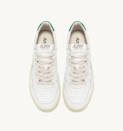 Sneakers Medalist Low In Pelle Bianca E Verde
