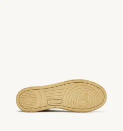 Sneakers Medalist Low Super Vintage In Pelle Bianco Nero Giallo