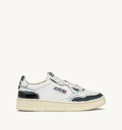 Sneakers Medalist Low Super Vintage In Pelle Effetto Asportable Colore Bianco E Nero