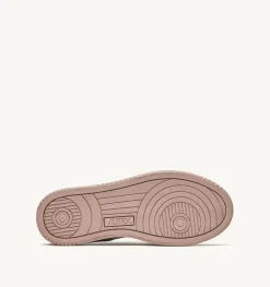 Sneakers Medalist Low Super Vintage In Pelle Bianco Marrone Rosa