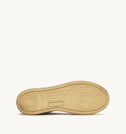 Sneakers Medalist Low Super Vintage In Pelle Bianco Arancione Militare