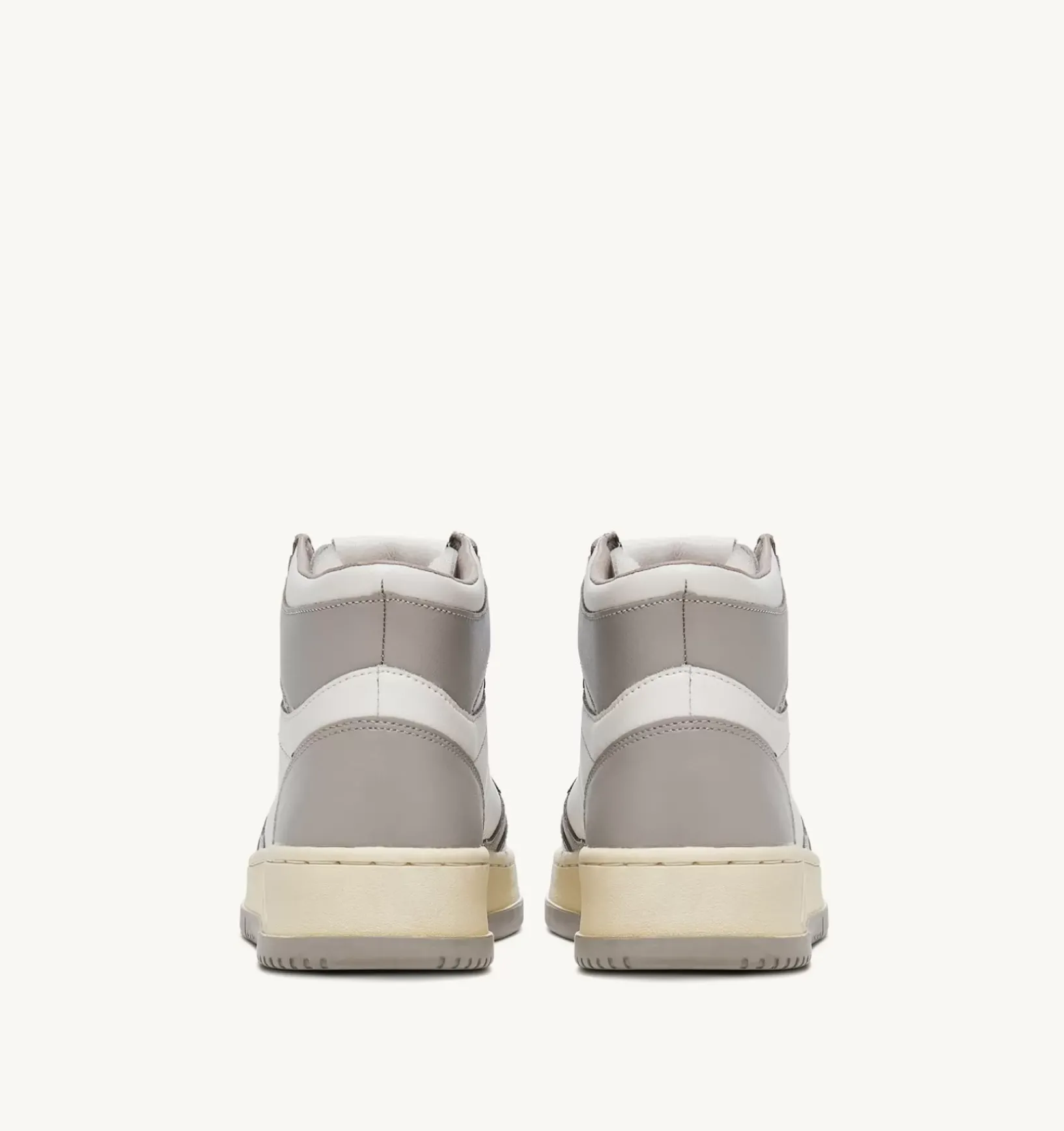 Sneakers Medalist Mid In Pelle Bicolore Bianco E Vapor
