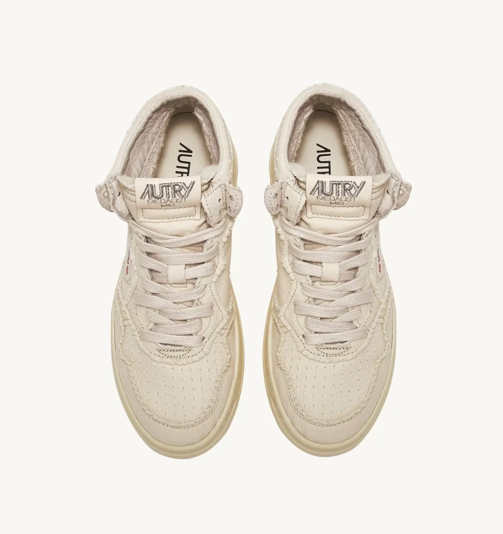 Sneakers Medalist Mid In Denim Color Ivory