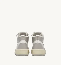 Sneakers Medalist Mid In Pelle Bicolore Bianco E Vapor
