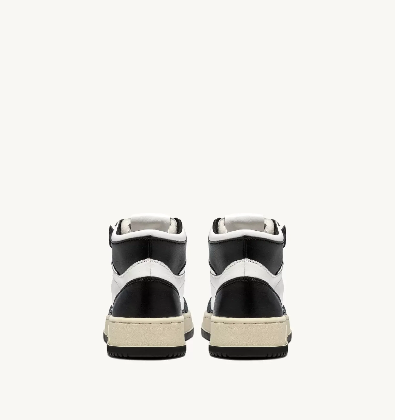 Sneakers Medalist Mid In Pelle Bicolore Bianco E Nero