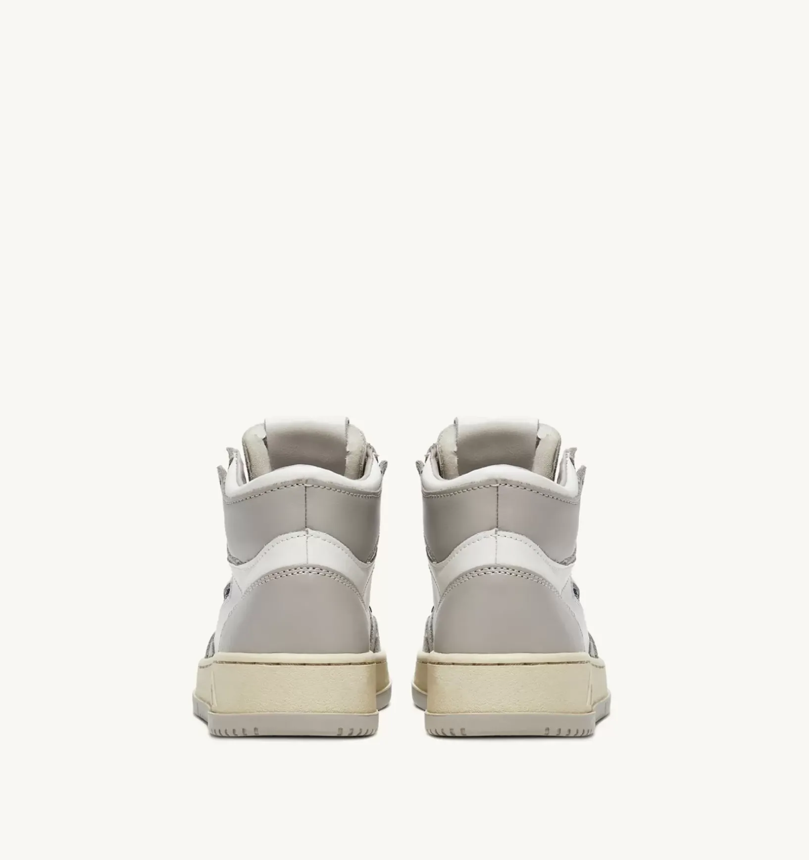 Sneakers Medalist Mid In Pelle Bicolore Bianco E Vapor