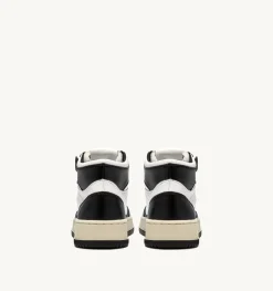 Sneakers Medalist Mid In Pelle Bicolore Bianco E Nero