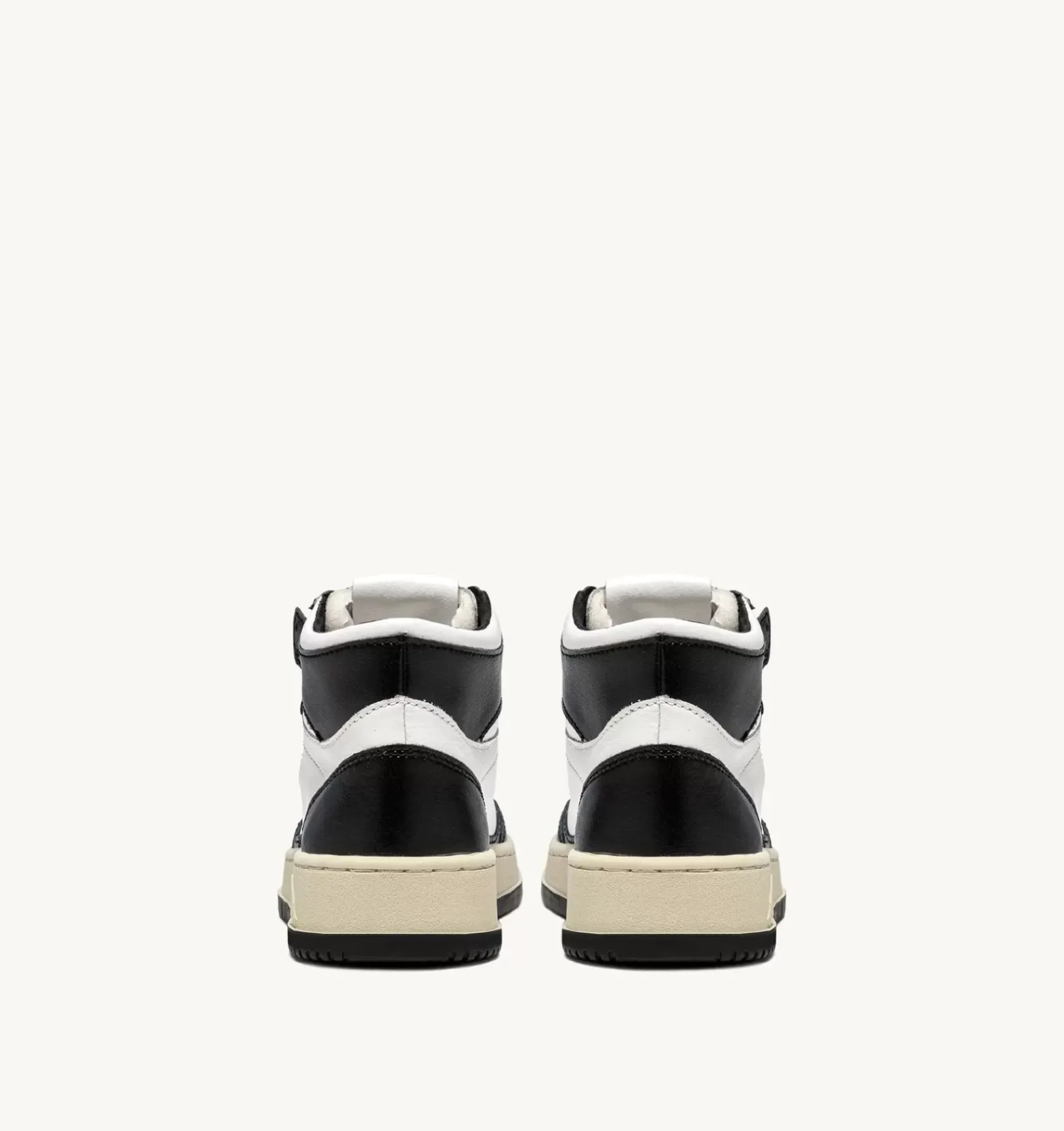 Sneakers Medalist Mid In Pelle Bicolore Bianco E Nero