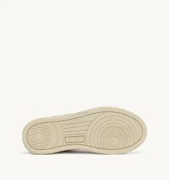 Sneakers Medalist Mid In Pelle Effetto Snake Bianco